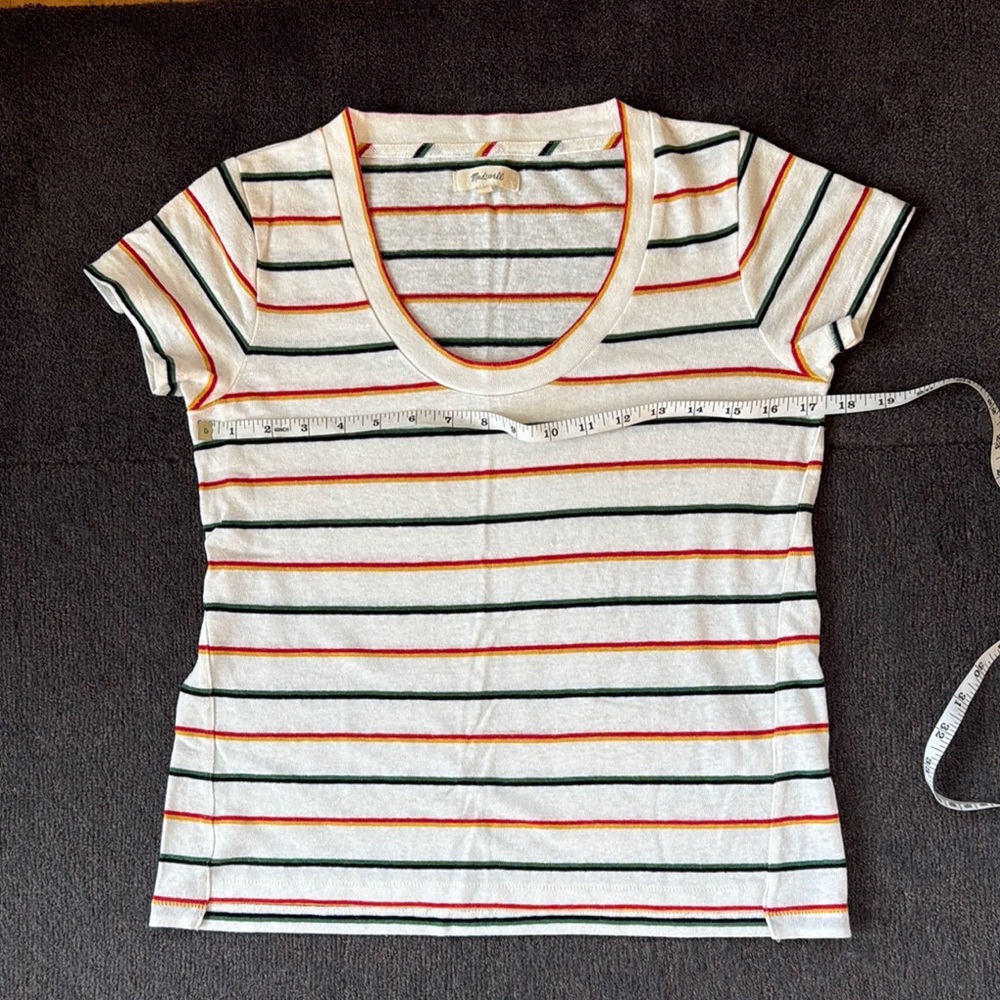 Madewell Multicolor Striped Tee